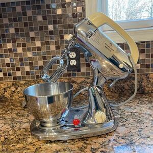 Hamilton Beach Vintage Chrome Stand Mixer — for Collection
